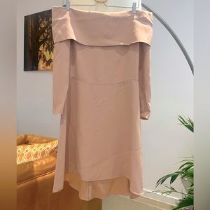 NWT Notes Du Nord Off the Shoulder Long Sleeve Dress